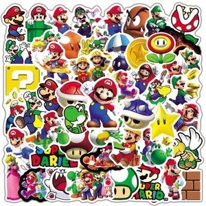 50pcs Nintendo Super Mario & Bros Vinyl Stickers